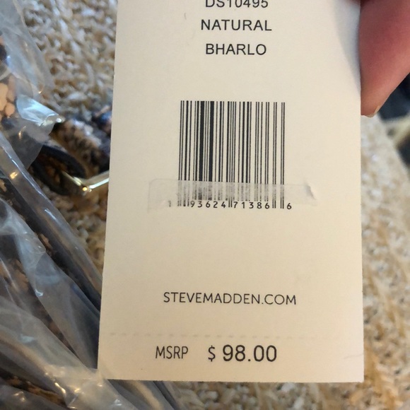 NEW! Rattan Steve Madden Woven Snakeskin‎ Purse - Picture 8 of 8